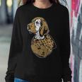 Funny Leopard Dog Beagle Mom Costume Mothers Day Gift Women Crewneck Graphic Sweatshirt Funny Gifts