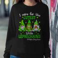 Gnomes Mother Baby Nurse St Patricks Day Leprechauns Women Crewneck Graphic Sweatshirt Personalized Gifts