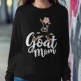 Goat Mom Funny Goat Lover Or Goat Farmer Cute Art Women Crewneck Graphic Sweatshirt Funny Gifts