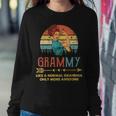 Grammy Like A Normal Grandma Only More Awesome Women Grandma Women Crewneck Graphic Sweatshirt Funny Gifts