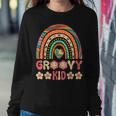 Groovy Kid 60S Theme Costume 70S Style Outfit Rainbow Hippie Women Sweatshirt Unique Gifts