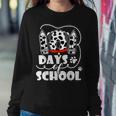 Happy 101 Days School Dog Lover Student Or Teacher Boys Kids V3 Women Crewneck Graphic Sweatshirt Funny Gifts