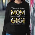 I Have Two Titles Mom And Gigi Sunflower V2 Women Crewneck Graphic Sweatshirt Funny Gifts