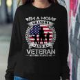 Im A Mom Grandma And A Veteran Nothing Scares Me Military Women Crewneck Graphic Sweatshirt Funny Gifts