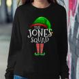 Jones Squad Elf Group Matching Family Name Christmas Women Sweatshirt Unique Gifts
