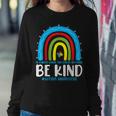 Be Kind Autism Awareness Rainbow Leopard Choose Kindness Women Sweatshirt Unique Gifts