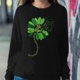 Be Kind Green Ribbon Sunflower Mental Health Awareness Women Sweatshirt Unique Gifts