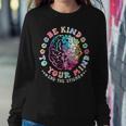 Be Kind To Your Mind End The Stigma Mental Health Awareness Women Sweatshirt Unique Gifts