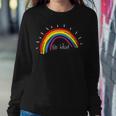 Kindness Rainbow Positive Message - Be Kind Women Sweatshirt Unique Gifts