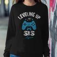 Leveling Up To Sis Again 2019 Promoted To Sister Women Sweatshirt Unique Gifts