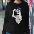 Linewive Strong Lineman Proud Wife Husband Job Pride Women Sweatshirt Unique Gifts