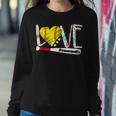Love Mawmaw Life Softball Gift Mother Day Women Crewneck Graphic Sweatshirt Funny Gifts