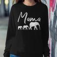 Mama Elephant Mothers Day Christmas Mommy Mom Best  Women Crewneck Graphic Sweatshirt Personalized Gifts