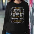 March 1959 60Th Birthday Vintage 60 Years Old Women Sweatshirt Unique Gifts