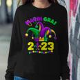 Mardi Gras 2023 Jester Outfit Kids Girl Boy Men Women Women Crewneck Graphic Sweatshirt Personalized Gifts