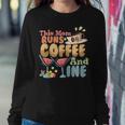 Womens This Mom Runs On Coffee And Wine Women Sweatshirt Unique Gifts