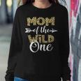 Mom Of The Wild One Zoo Themed 1St Birthday Party Women Sweatshirt Unique Gifts