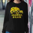 Momma Bear Sunflower Funny Mother Father Gift Women Crewneck Graphic Sweatshirt Funny Gifts