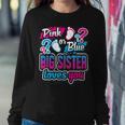 Pink Or Blue Big Sister Loves You Gender Reveal Baby Shower Women Crewneck Graphic Sweatshirt Funny Gifts