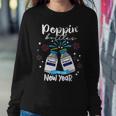Poppin Bottles For The New Year Funny Icu Nurse Crew 2023 Women Crewneck Graphic Sweatshirt Funny Gifts