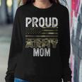 Proud Army Mom Military Soldier Camo Us Flag Camouflage Mom Women Sweatshirt Unique Gifts