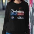 Proud Coast Guard Mom US Coast Guard Veteran Military Women Crewneck Graphic Sweatshirt Funny Gifts