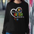Im A Proud Grandma Love Heart Autism Awareness Puzzle Women Sweatshirt Unique Gifts