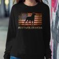 Rottweiler Mom Vintage American Flag Patriotic Dog Lover Women Crewneck Graphic Sweatshirt Funny Gifts