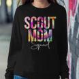 Scout Mom Squad Tie Dye Back To School Women Appreciation Women Sweatshirt Unique Gifts