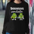 Shenanigans Coordinator Teacher St Patricks Day Shenanigans V2 Women Crewneck Graphic Sweatshirt Funny Gifts
