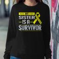 My Sister Sarcoma Cancer Awareness Women Sweatshirt Unique Gifts