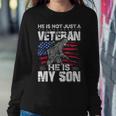 My Son Is A Veteran Proud Veteran Dad Mom Sweatshirt Unique Gifts