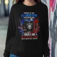 Sorry If My Patriotism Offends You Trust Me Sarcastic Skull Women Sweatshirt Unique Gifts