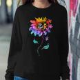 Sunflower Autism Awareness Be Kind Puzzle Mom Support Kids Women Sweatshirt Unique Gifts