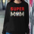 Super Mom Superheroine Mama Mother Heroine Star Sign Women Crewneck Graphic Sweatshirt Personalized Gifts