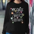 Teachers Valentines Day Class Full Of Sweethearts V2 Women Crewneck Graphic Sweatshirt Funny Gifts