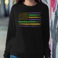 Us New Orleans Mardi Gras Flag 2023 For Men Women Kids Women Crewneck Graphic Sweatshirt Funny Gifts