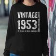 Vintage 1953 70 Years Of Being Awesome 70Th Birthday Women Sweatshirt Unique Gifts Vintage 1953 70 Years Of Being Awesome 70Th Birthday Women Sweatshirt Unique Gifts