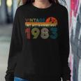 Vintage 1983 40 Years Old 40Th Birthday Gifts For Men Women Women Crewneck Graphic Sweatshirt Funny Gifts