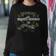 Vintage Bassett Hound Retro Love Best Breed Mom Dad Doggo Women Sweatshirt Unique Gifts
