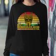 Vintage Best Doberman Mom Ever Dog Mommy Mother Women Sweatshirt Unique Gifts