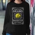 Vintage Softball Grandpa And Grandma Gifts Funny Softball Women Crewneck Graphic Sweatshirt Funny Gifts