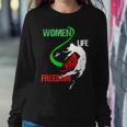 Womens Woman Life Freedom Zan Zendegi Azadi Iran Freedom Women Sweatshirt Unique Gifts