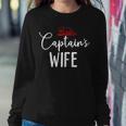 Womens Chiefs Wife Firefighter Gifts For Fire Chief’S Wife Women Crewneck Graphic Sweatshirt Funny Gifts