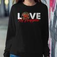 Womens Firefighter Wife Fire Department - Love My Firefighter Women Crewneck Graphic Sweatshirt Funny Gifts