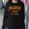 Womens Fullerton California Ca Vintage State Athletic Style Women Crewneck Graphic Sweatshirt Funny Gifts