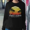 Womens Retro Coast Guard Surf Beach Vintage Palm Venice 70S Women Crewneck Graphic Sweatshirt Funny Gifts