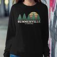 Womens Summerville Sc Vintage Throwback Retro 70S Design Women Crewneck Graphic Sweatshirt Funny Gifts