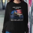 Womens Uss Boxer Lhd-4 Amphibious Assault Ship Veteran Usa Flag Women Crewneck Graphic Sweatshirt Funny Gifts