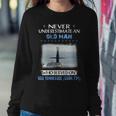 Womens Uss Tennessee Ssbn-734 Submarine Veterans Day Father Day Women Crewneck Graphic Sweatshirt Funny Gifts